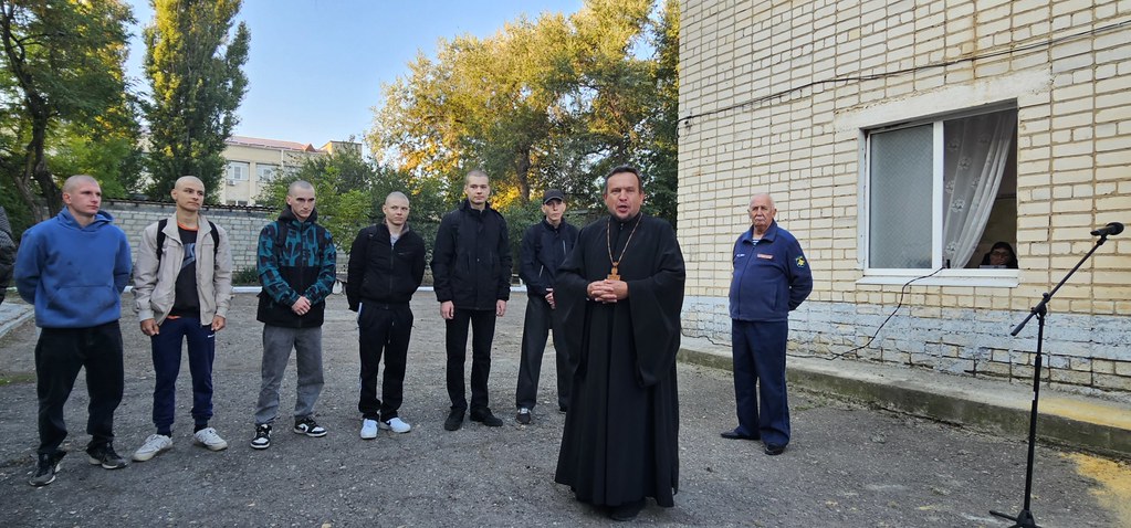 Напутственное слово благочинного перед отправкой к местам службы